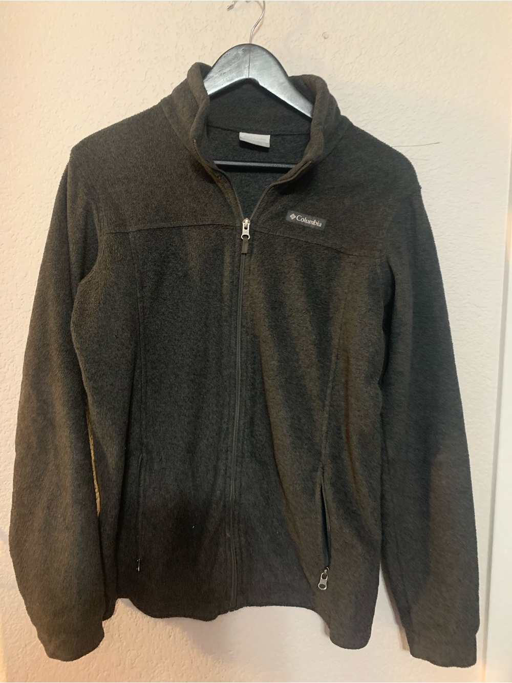 Columbia Men's Full‑Zip Fleece Jacket - Charcoal